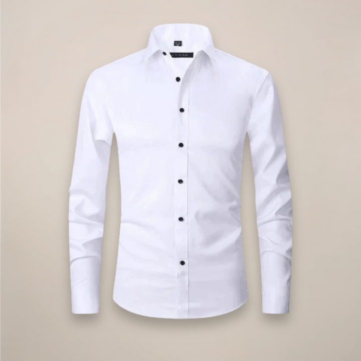 Tim | Overhemd Heren Lange Mouwen Slim Fit Kreukvrij