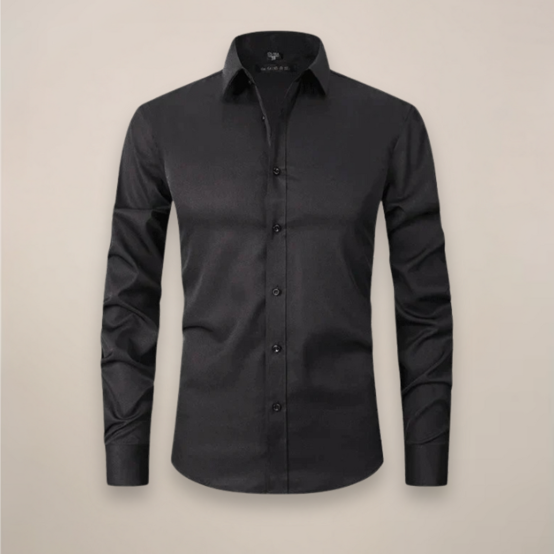 Tim | Overhemd Heren Lange Mouwen Slim Fit Kreukvrij