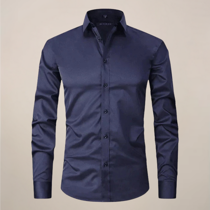 Tim | Overhemd Heren Lange Mouwen Slim Fit Kreukvrij
