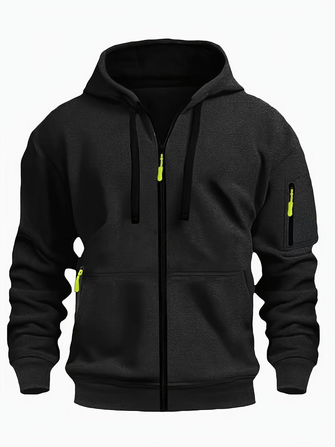 Ulysses | Men's Zip Up Hoodie Sweatshirt with Sleeve Pocket