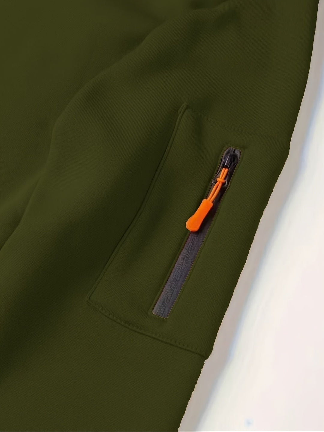 Ulysses | Men's Zip Up Hoodie Sweatshirt with Sleeve Pocket