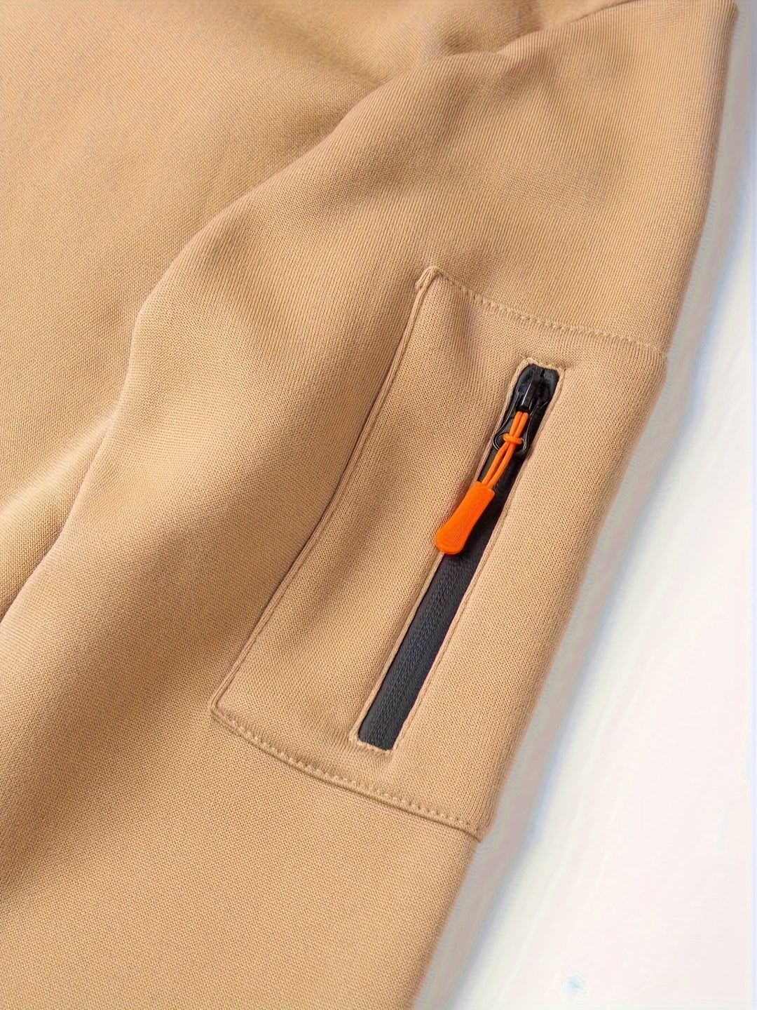 Ulysses | Men's Zip Up Hoodie Sweatshirt with Sleeve Pocket