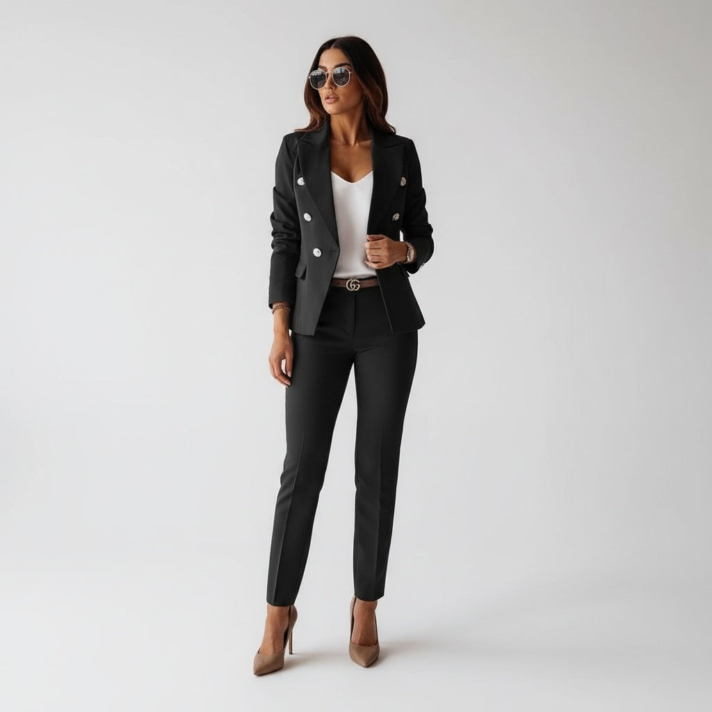 Vera | Colbert Dames Slim Fit Dubbele Rij Knopen