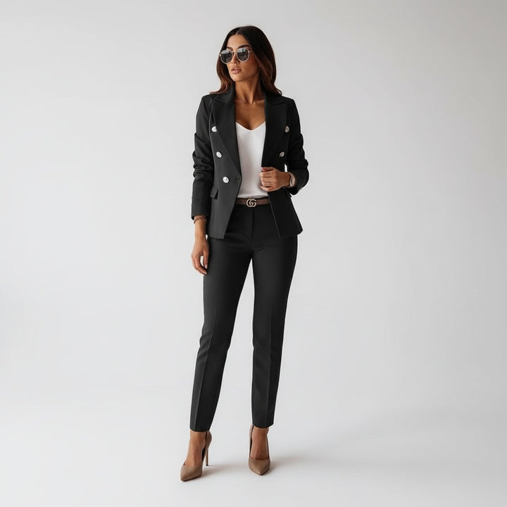 Vera | Colbert Dames Slim Fit Dubbele Rij Knopen