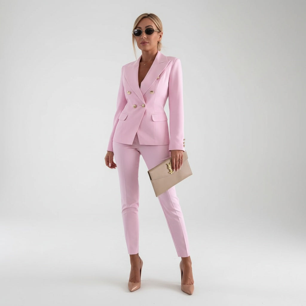Vera | Colbert Dames Slim Fit Dubbele Rij Knopen