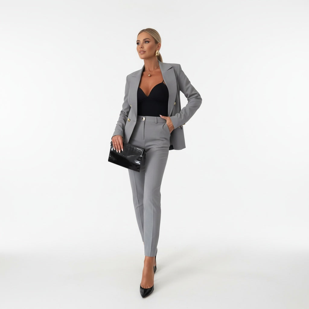 Vera | Colbert Dames Slim Fit Dubbele Rij Knopen