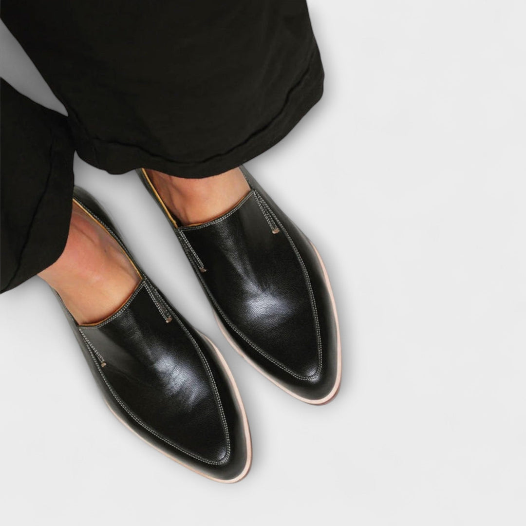 Vera | Penny Loafers Leer Dames Spitse Neus