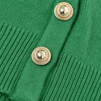 Vivienne | Women's Turtleneck Sweater with Asymmetric Buttons