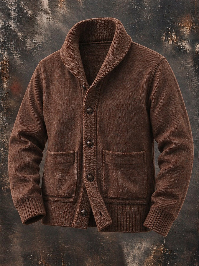 Wilfred | Men's Shawl Collar Cardigan with Pockets