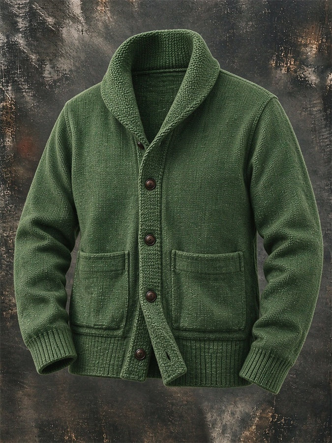 Wilfred | Men's Shawl Collar Cardigan with Pockets