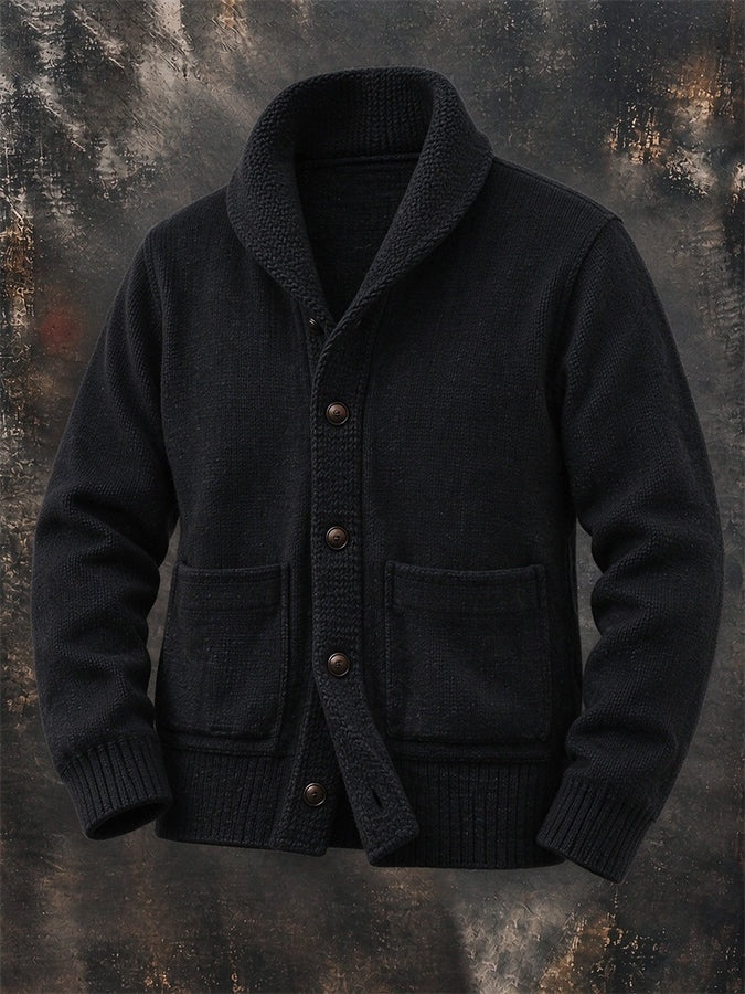 Wilfred | Men's Shawl Collar Cardigan with Pockets