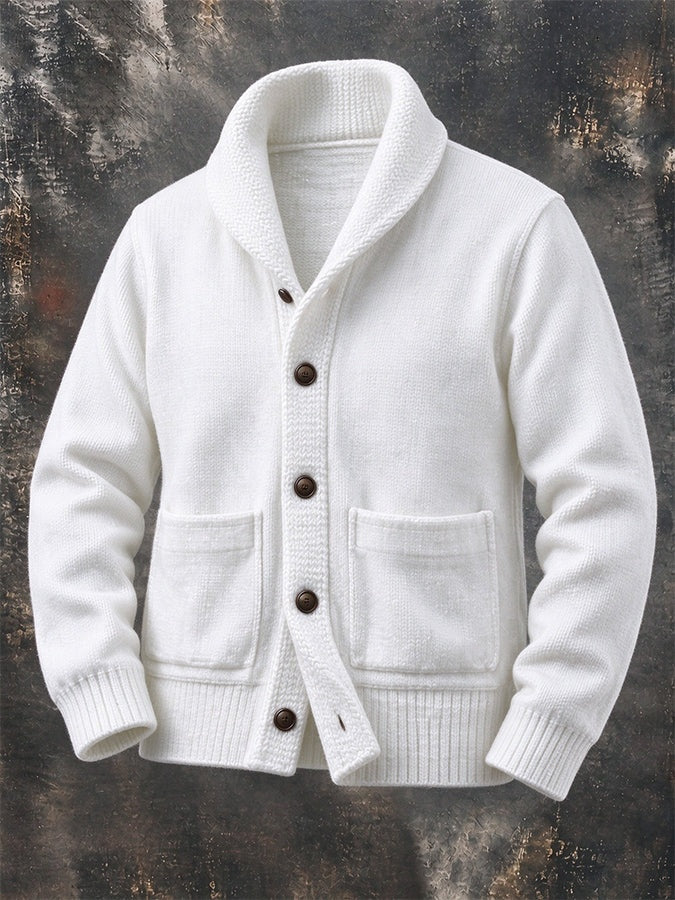 Wilfred | Men's Shawl Collar Cardigan with Pockets