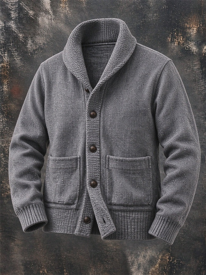 Wilfred | Men's Shawl Collar Cardigan with Pockets