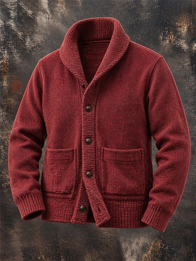 Wilfred | Men's Shawl Collar Cardigan with Pockets