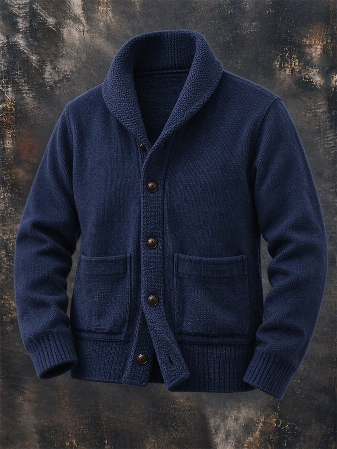 Wilfred | Men's Shawl Collar Cardigan with Pockets