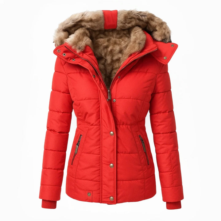 Willa | Women's Long Puffer Coat with Plush Lined Hood