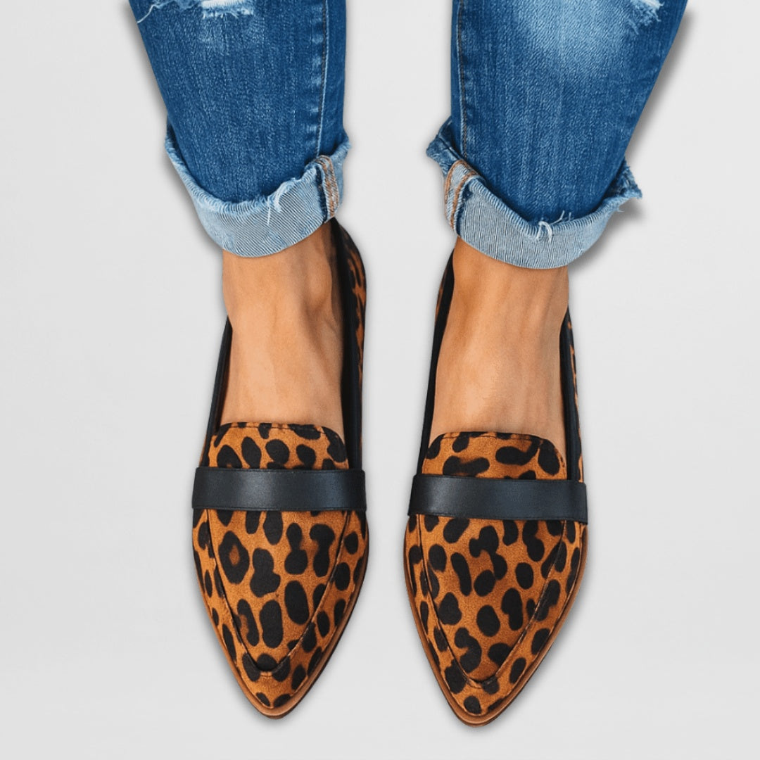 Willemijn | Penny Loafers Suède Dames Spitse Neus