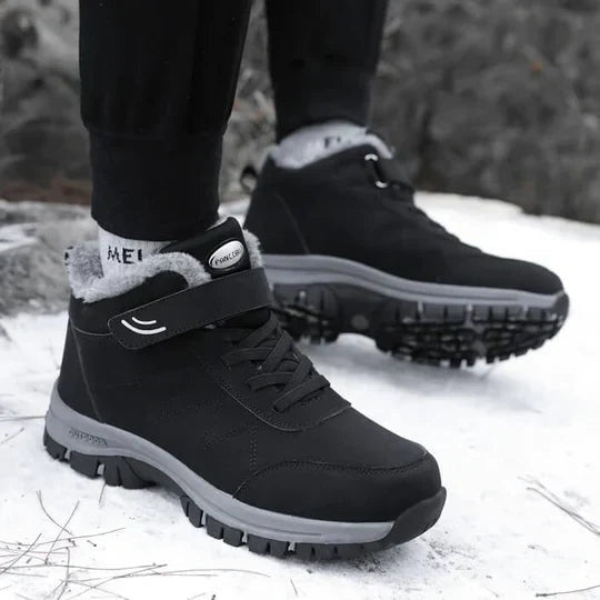 Wouter | Hoge Winterlaarzen Heren Gevoerd Antislip Outdoor