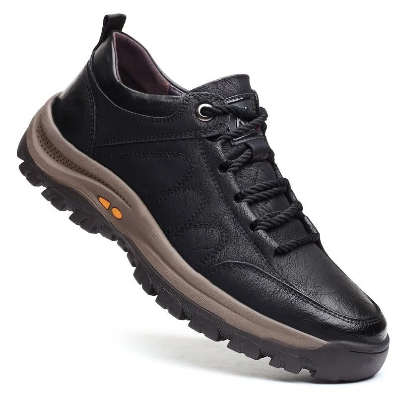 Wouter | Leren Schoenen Heren Veterschoenen Stevige Zool