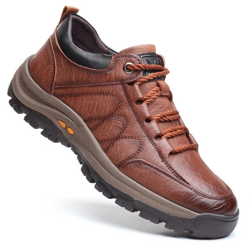 Wouter | Leren Schoenen Heren Veterschoenen Stevige Zool