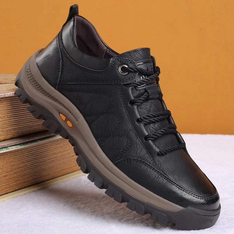 Wouter | Leren Schoenen Heren Veterschoenen Stevige Zool